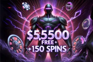 $5500 plus 150 free spins