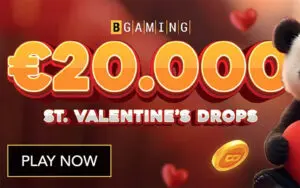 St Valentine's Cash Drops promotion at Joka casino