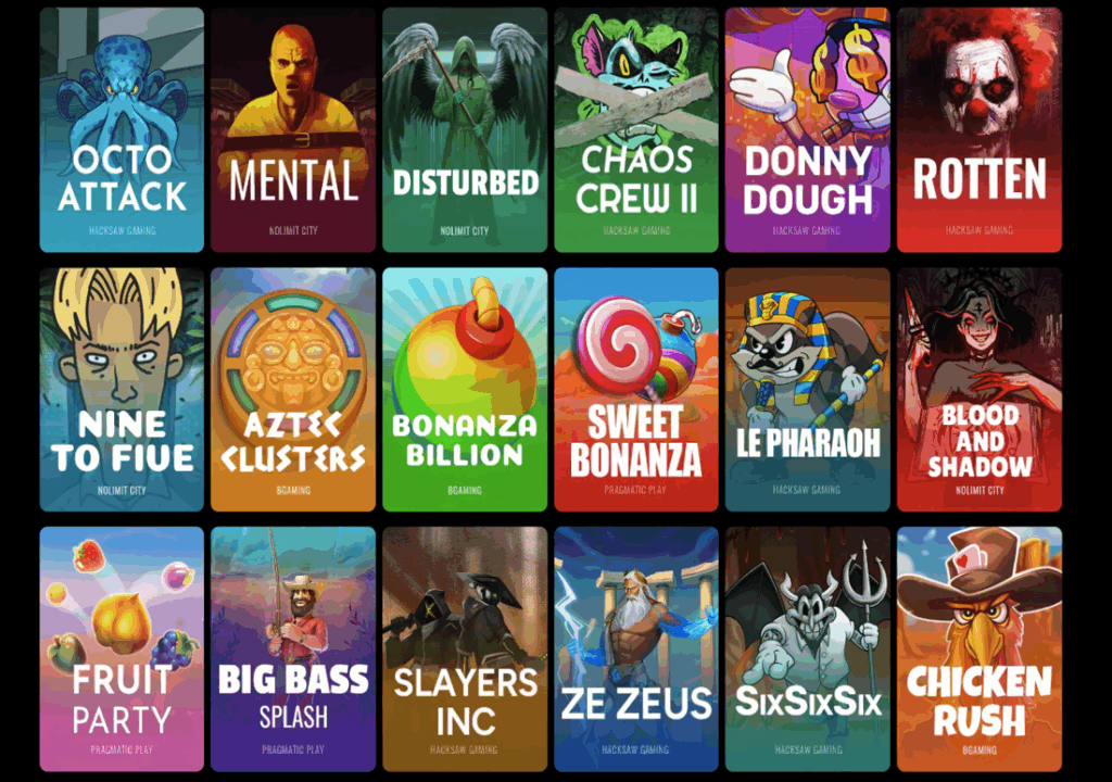 BETMODE Slots Selection