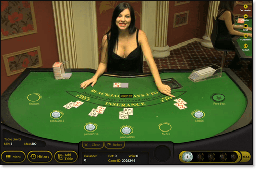 Woman Blackjack Dealer