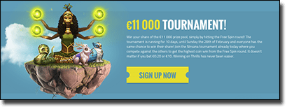 Sign up to Thrills online casino