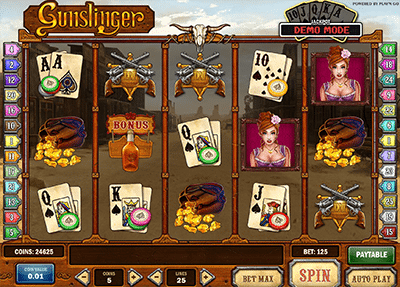 Gunslinger progressive jackpot pokies by Play'n Go