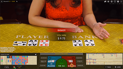 Baccarat Live by Evolution Gaming