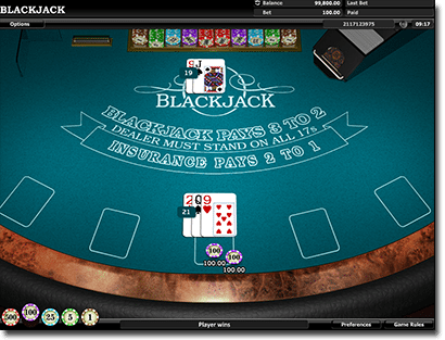 Blackjack at Leo Vegas Casino