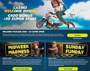 Thrills Casino player promos and bonuses