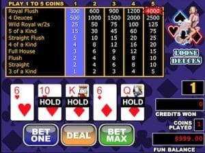 RTG video poker