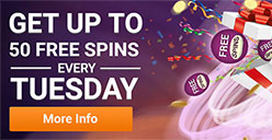 Up to 50 free spins on real money pokies