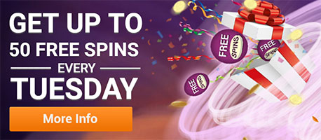 Up to 50 free spins on real money pokies