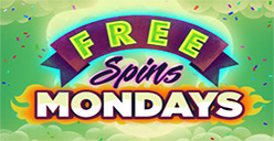 Up to 100 free spins every Monday