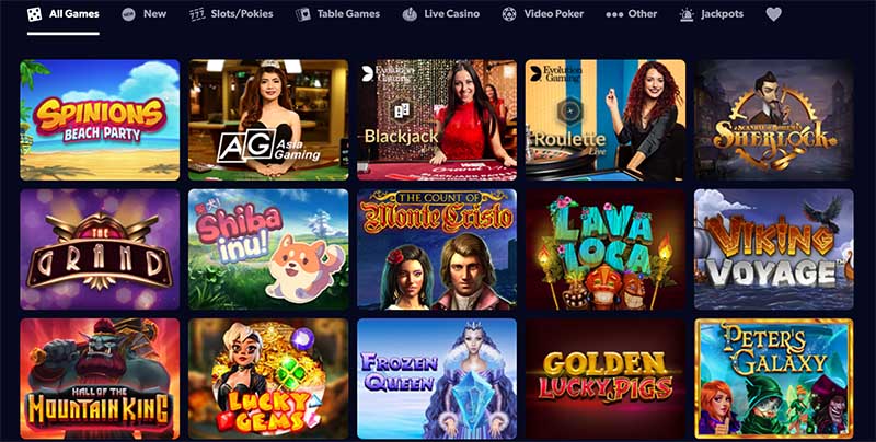 Kahuna Casino games - a multi software igaming site