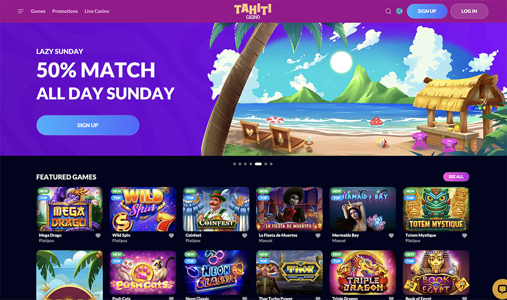 Tahiti Casino Australia review 