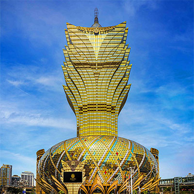 Grand Lisboa is a popular gambling destination in Macau