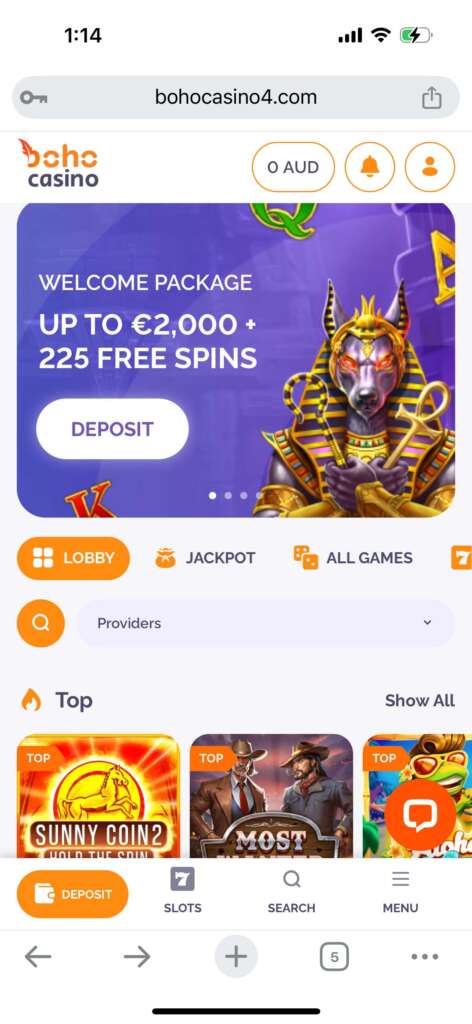 Boho Casino Mobile