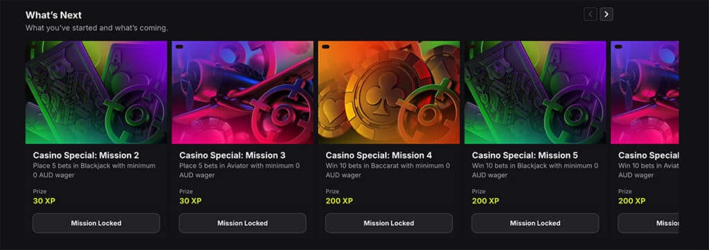 Rivalry Casino missions and races