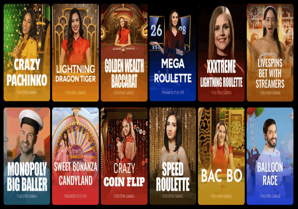 BETMODE Live Casino Selections
