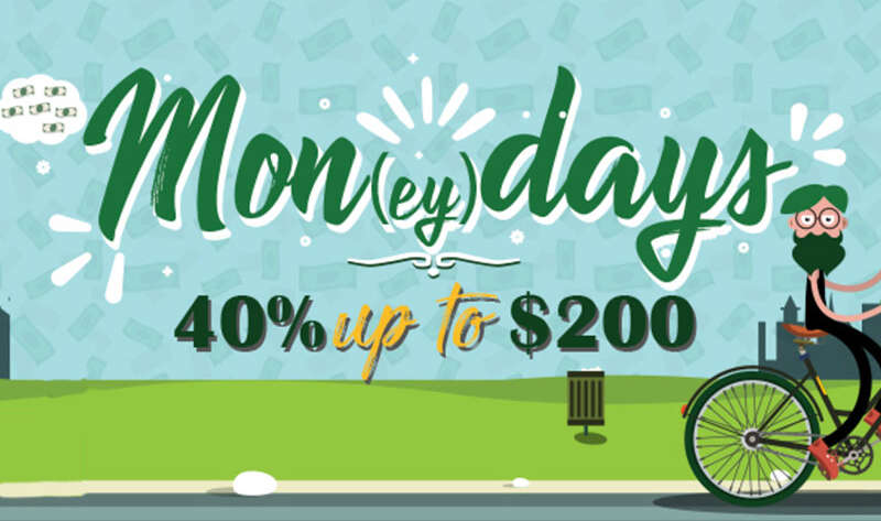 Casino-Mate Mon(ey)days bonus
